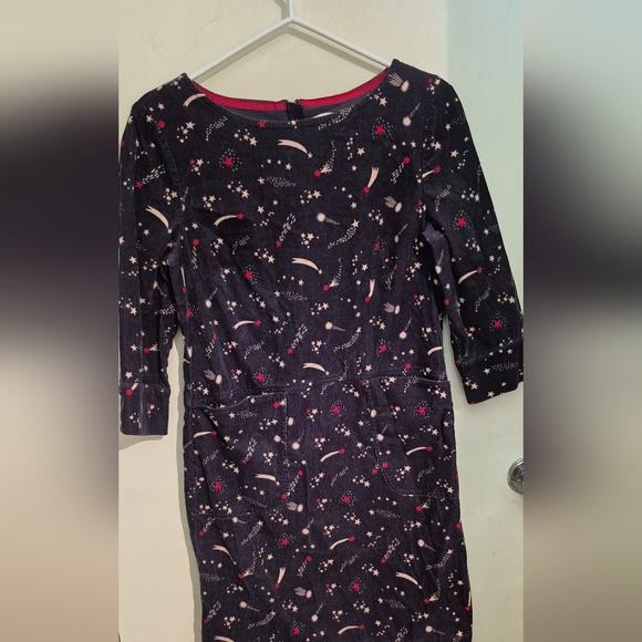 Boden Shooting Star Corduroy Dress Sz.6R - Picture 3 of 8